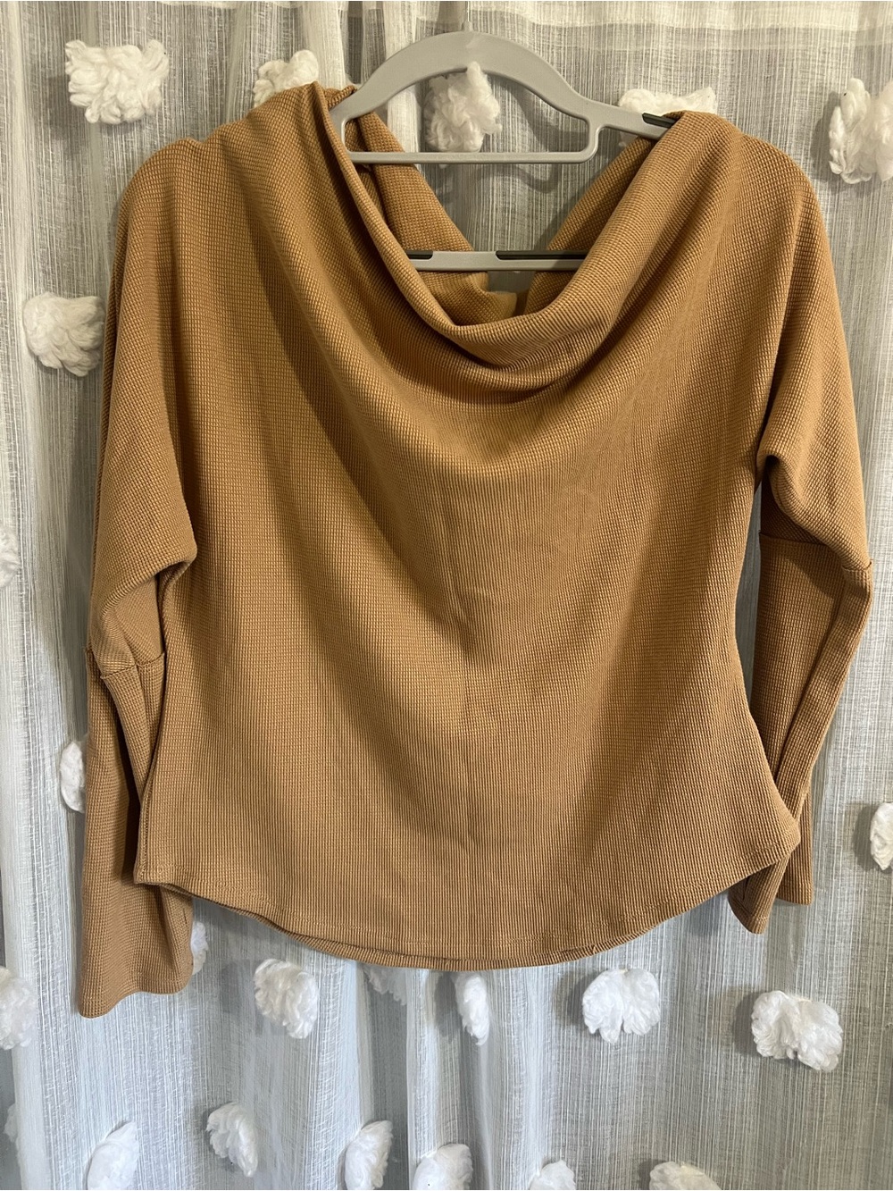 We the free We Fuji Thermal Off The Shoulder Top